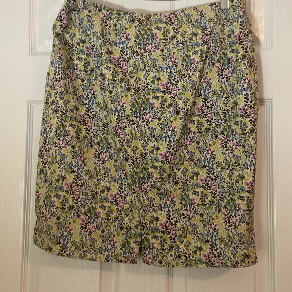 Floral cotton skirt - Picture 5 of 5